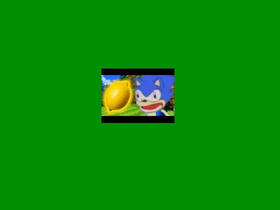 sonic eats lemon and spins