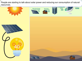 Solar Power Clicker