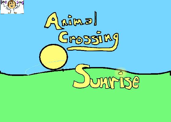 Animal Crossing Sunrise 1