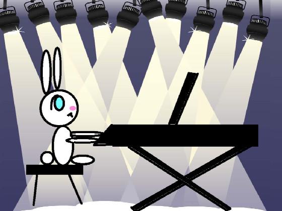 PIANO BUNNY!!!! 1