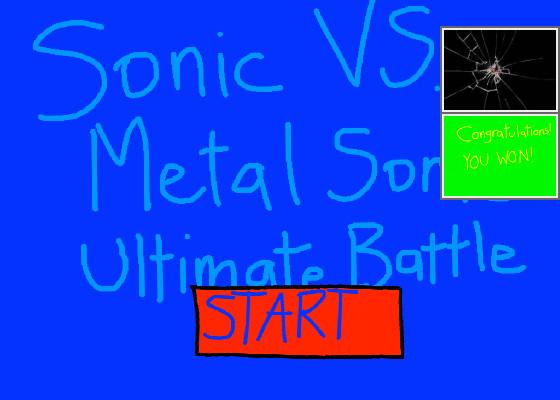 Sonic Vs. Metal Sonic Ultimate Battle 1