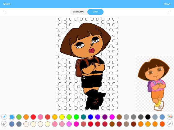 i made dora a baddie