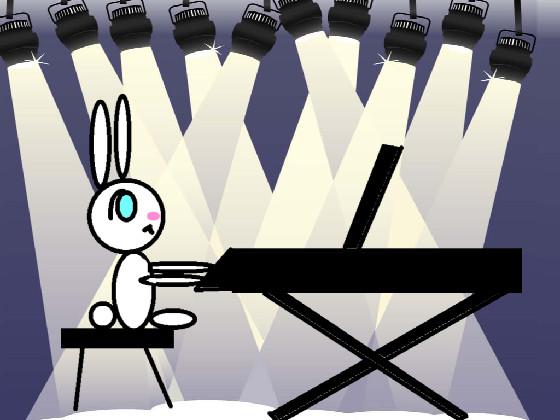 PIANO bunny