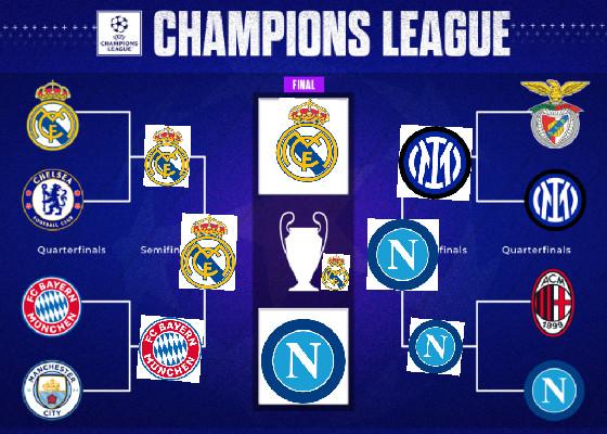 my perdictions for champions league