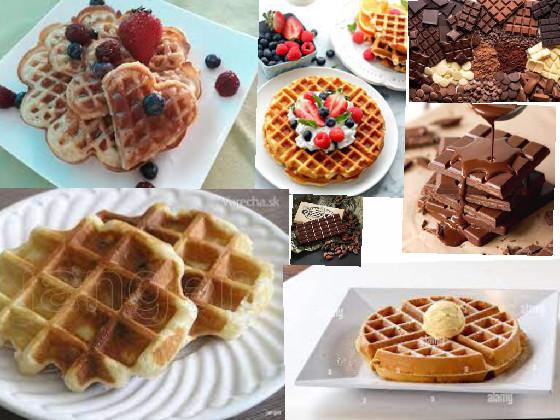 waffles and chocolate