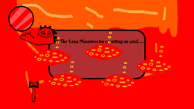 Hit The Lava Monsters