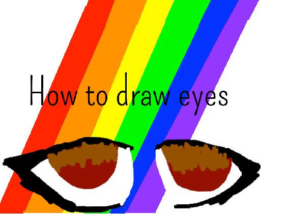 How to draw eyes!