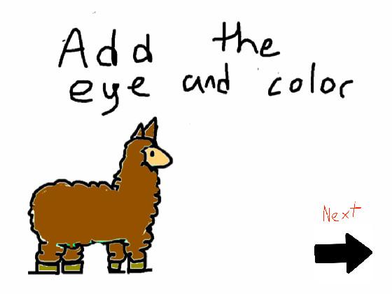 How to draw a llama 1