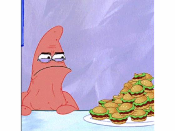 SpongeBob GIF 6 Patrick and Hamburgers 1