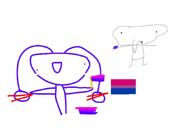 my pride flag: im bi 1