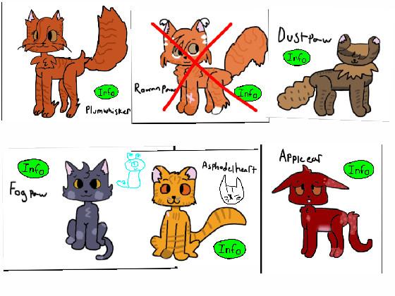 re:Warrior cats adoptables! 1