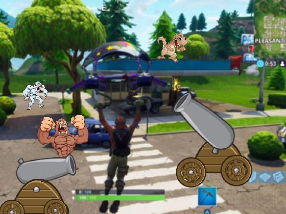 Fortnite Battle weird match