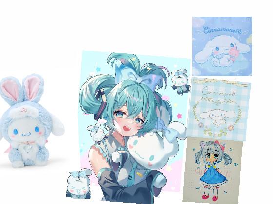 miku and cinnamoroll