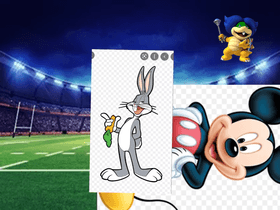 bugs bunny vs micky mouse 1