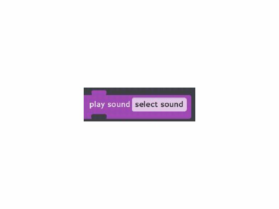 Play sound select sound