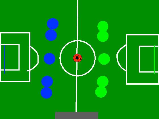 2-Player Soccer Blue vs Green 1 1