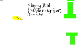 Flappy Bird(Made in tynker)