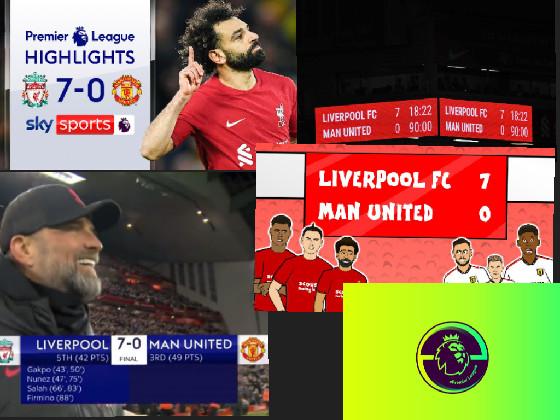 LIVERPOOL 7-0 MANCHESTER UNITED