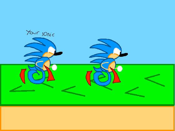 Add Your Own Sonic Running. :/