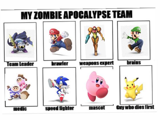 My Zombie Apocalypse Team(more accurate)