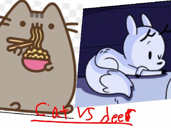 cat vs deer