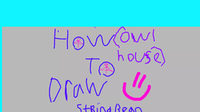 How to draw stringbean