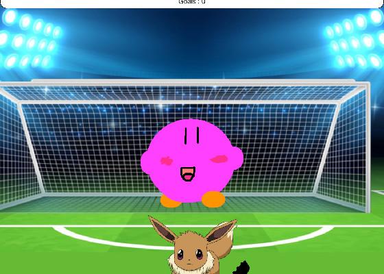 Kirby Soccer with eevee