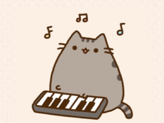 Pusheen plays the piano!