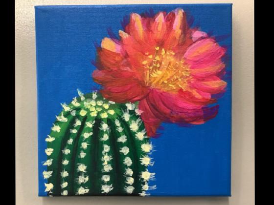 Cactus: Acrylic Painting