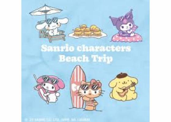 Sanrio beach trip