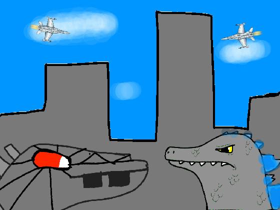 Godzilla vs mecca godzilla 