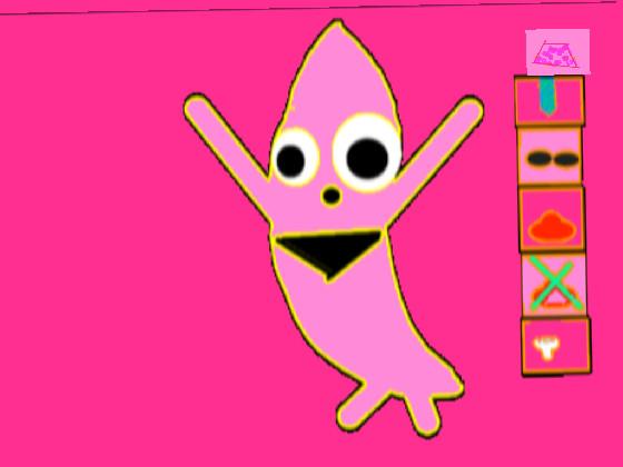 Pink dancing banana.