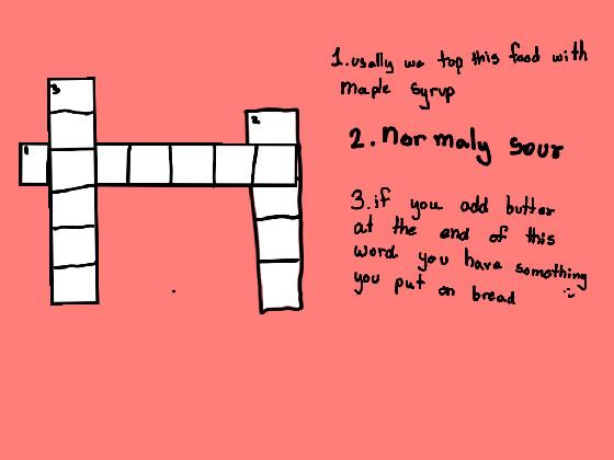 crossword puzzle