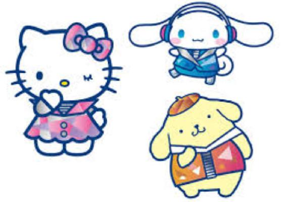 Sanrio’s dancing