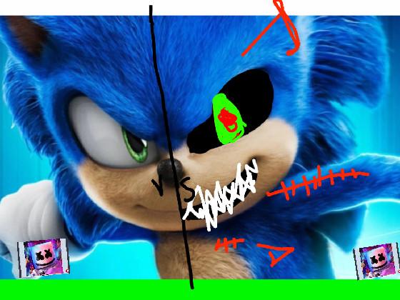 sonic vs  sonic.exe 1