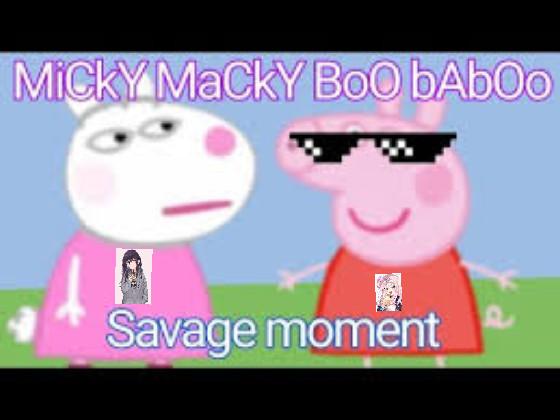 Peppa Pig Miki Maki Boo Ba Boo Song HILARIOUS  1 1 1