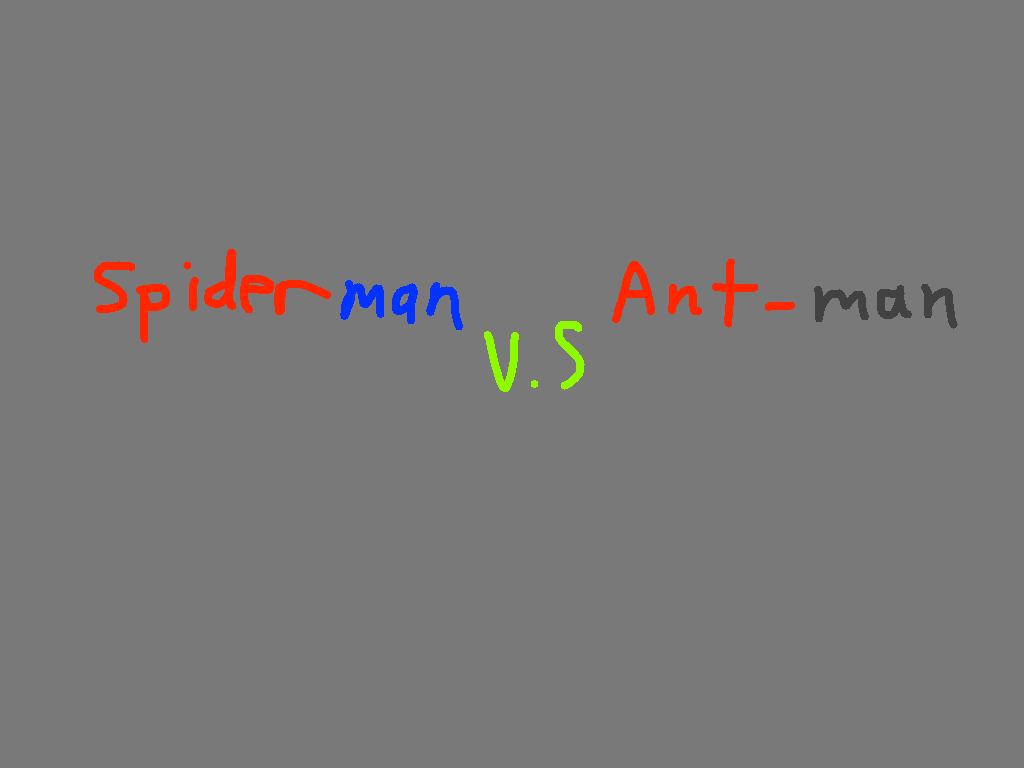 spiderman vs antman www