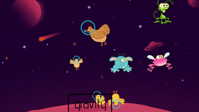 Space Chicken and aliens : )