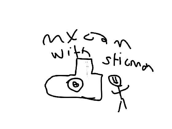 my cam with stickman