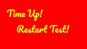 Restart the test