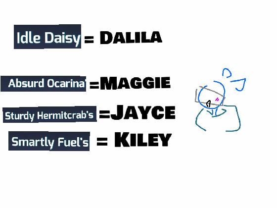 re:To: dalila, maggie, jayce and kiley 