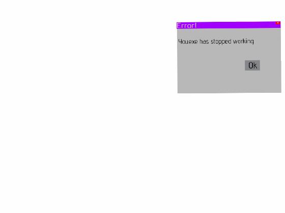 You.exe has stopped working