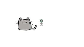 CAT AND ALIEN