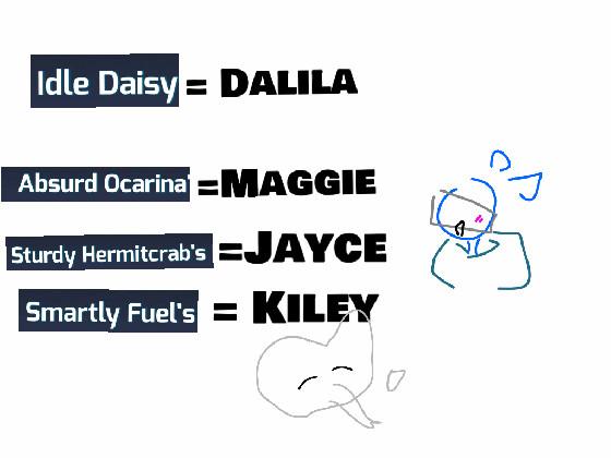 re:To: dalila, maggie, jayce and kiley  1