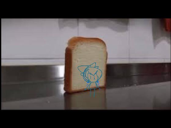 cirno dies by a falling bread