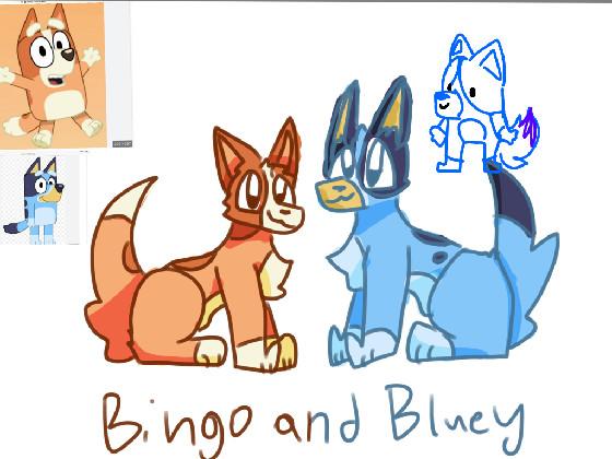 pov u cant draw bluey