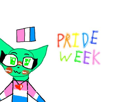 lily celebrates pride week