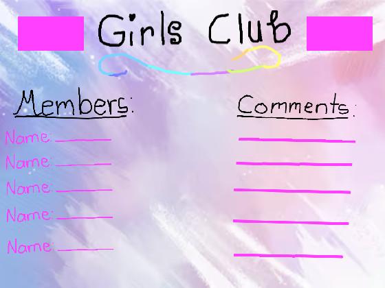 Girls Club 2.0!