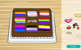 Pride month cake