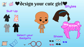 ❤ design a cute girl ❤